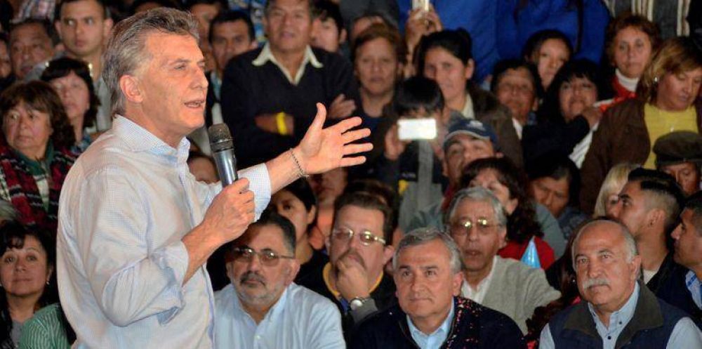 MACRI: �LE GANAMOS AL MIEDO EN JUJUY Y AHORA SIGAMOS JUNTOS POR UNA ARGENTINA GRANDE�