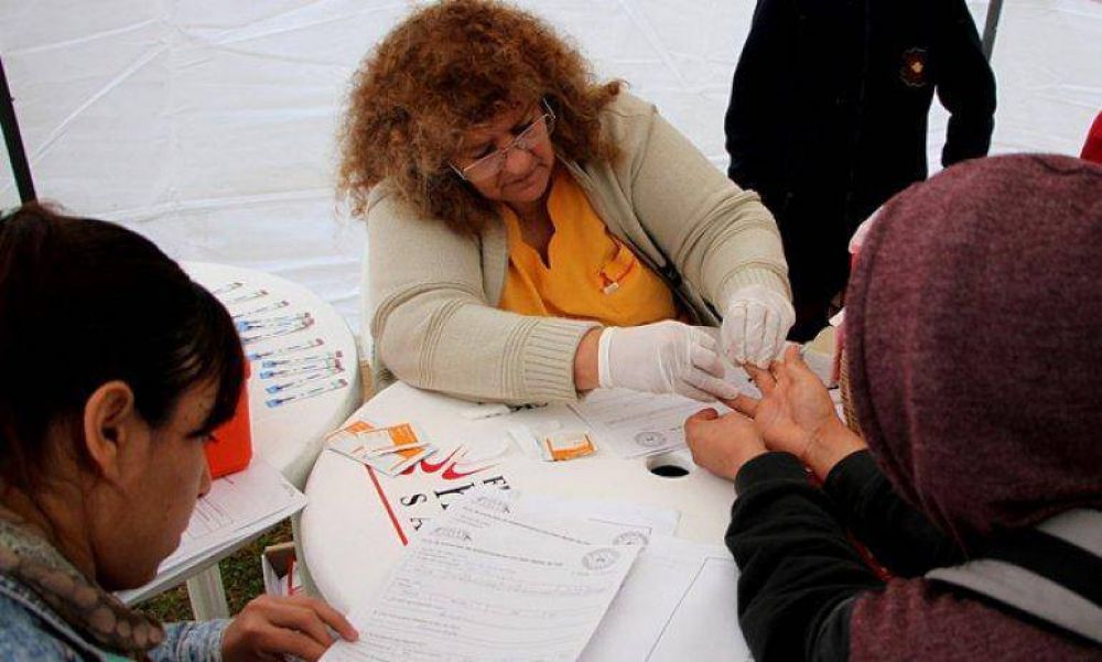 Salud sigue haciendo testeos r�pidos y gratuitos de VIH en Pilar