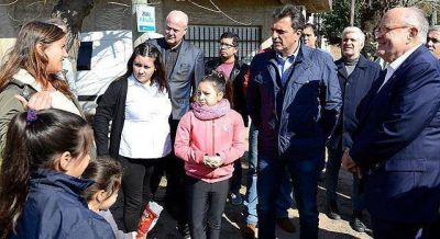 En La Matanza, Massa volvi� a poner el foco en la inseguridad