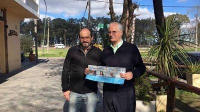 Fernando Poggio junto a Jorge Taiana