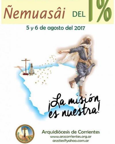 Este fin de semana es la Colecta Anual Diocesana �emuas�i del 1%