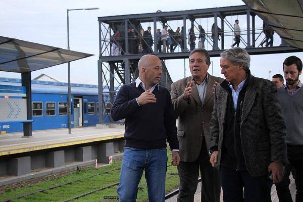 Ducot� y Orfila supervisaron obras del Centro de Transferencia de Pilar