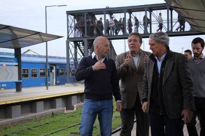 Ducot� y Orfila supervisaron obras del Centro de Transferencia de Pilar