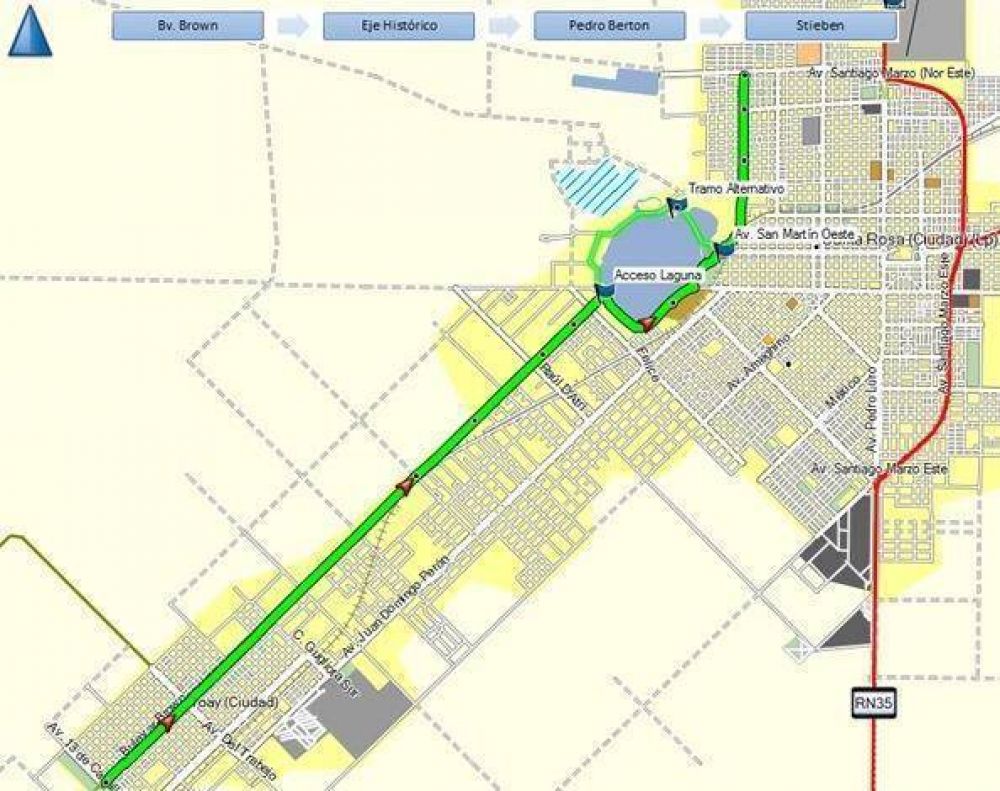 Plan Estrat�gico: Toay pide incluir ruta alternativa a la avenida Per�n