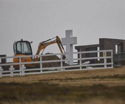 Concluy� la misi�n de la Cruz Roja para identificar a los ca�dos en las Malvinas