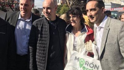 Rodr�guez Larreta se sum� a la campa�a de Cambiemos en Mor�n