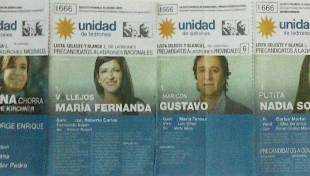 Cristina denuncia campa�a sucia con boleta trucha de UC