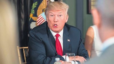 Trump amenaz� a Kim con �fuego e ira�