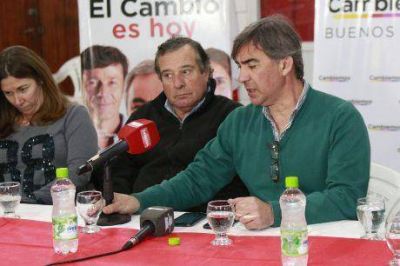 Legisladores de Cambiemos hablaron en Trenque Lauquen de la decisi�n de hacer obras hidr�ulicas