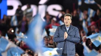 Sergio Massa cerr� su campa�a con un discurso 'antigrieta': 
