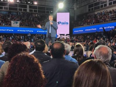 Massa y Stolbizer acto en 360� y un discurso en base a las experiencias de los bonaerenses