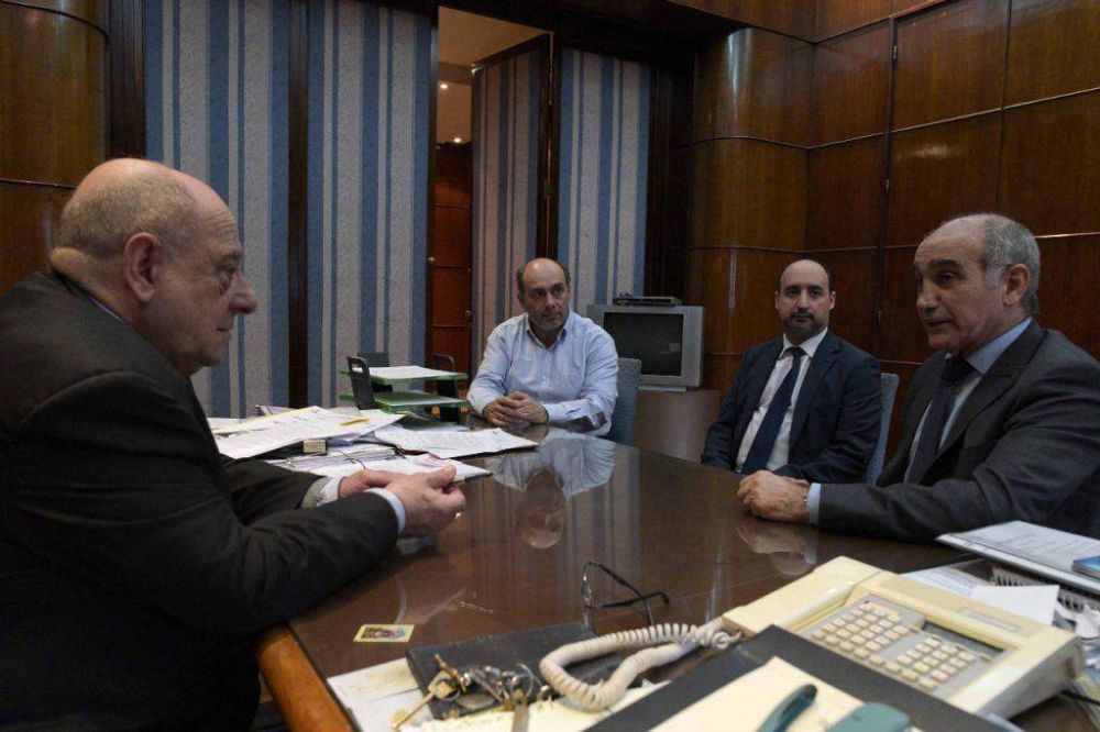 El vicegobernador visit� al intendente Arroyo