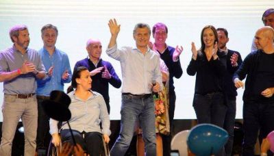 Con un Macri exultante, Cambiemos festej� en los principales distritos del pa�s