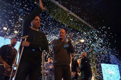 �Los vecinos respaldaron la gesti�n de Mart�n y la figura de Cristina�