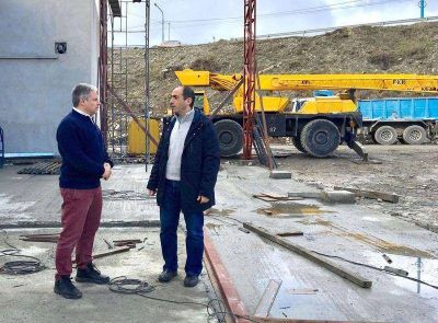 V�zquez: �Seguimos realizando obras para vincular distintos barrios al sistema cloacal�