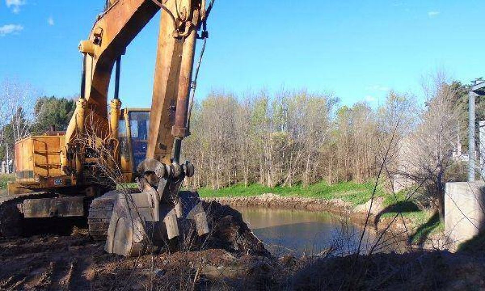 Obras para profundizar el cuenco de Villa Germinal
