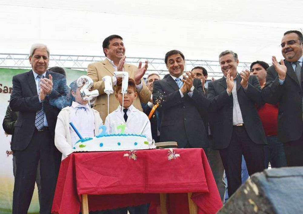 El vicegobernador encabez los festejos del aniversario 127 de Antaj