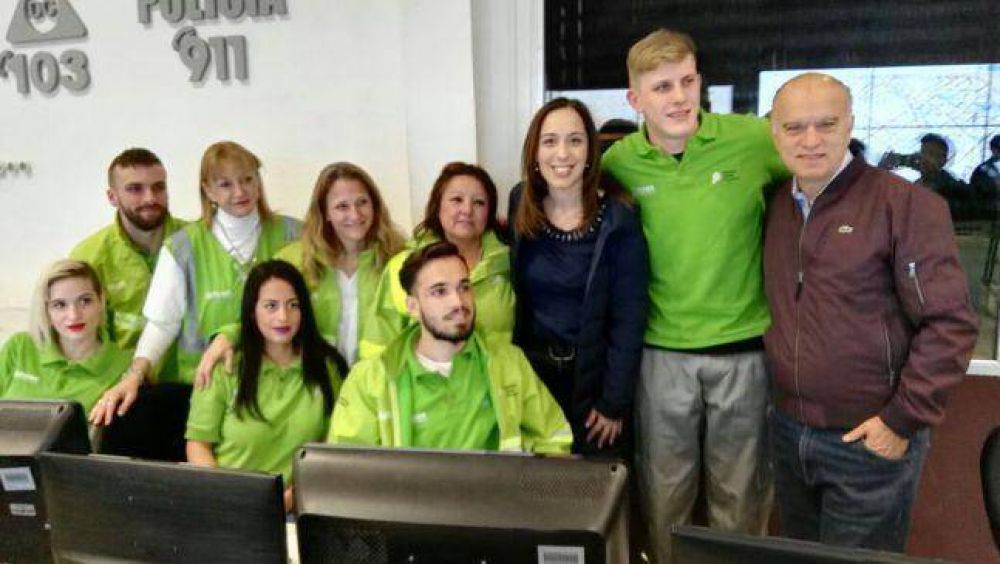 Vidal visit� Lan�s y fue al SAME con Grindetti