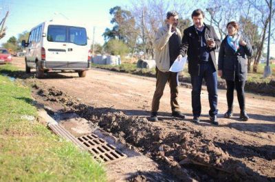 Plan Norte: el desag�e en barrio La Esmeralda avanza a buen ritmo