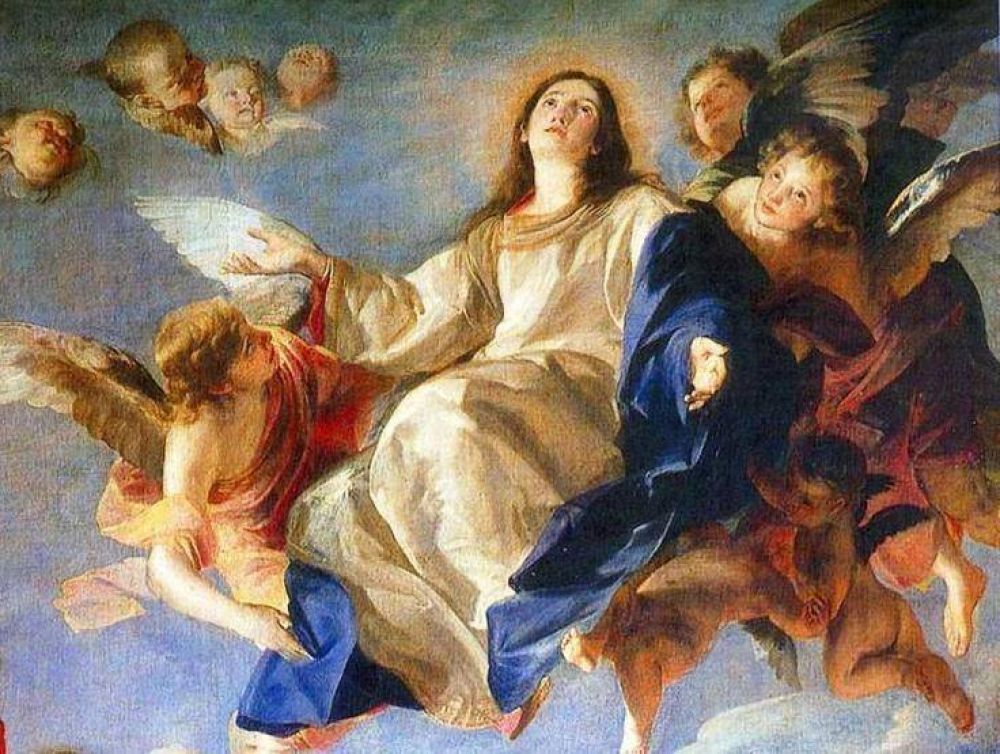 Honras a la Virgen en la solemnidad de la Asuncin de Mara Santsima