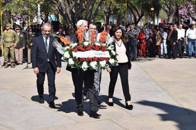 Acto por el 167� aniversario del fallecimiento del pr�cer
