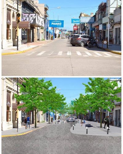 La obra de calle Anchorena incluye recambio de ca�er�as