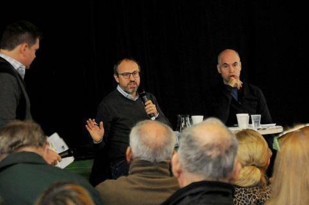 Valenzuela y Rodr�guez Larreta explicaron en Mart�n Coronado c�mo funciona el SAME