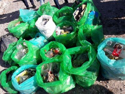 Playas limpias: organizaciones juntaron 107 kilos de basura pl�stica