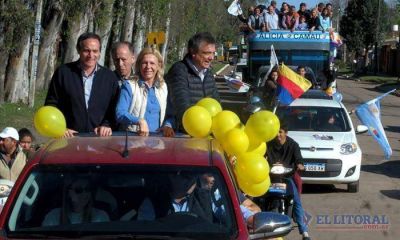Caravana y actos de los candidatos a la gobernaci�n con postulantes municipales