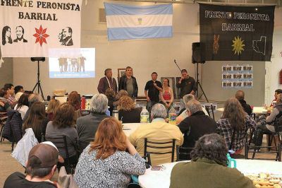 El Frente Barrial pide a Mar�n que �destile su odio en su casa�