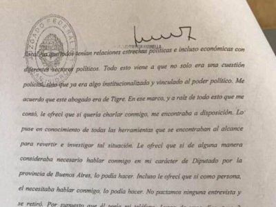 Pol�mica: Ante la Justicia, Ottavis vincul� a Massa y a Scioli con una extensa red de narcotr�fico
