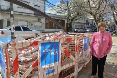 Obra inconclusa de ABSA dej� sin agua a un barrio