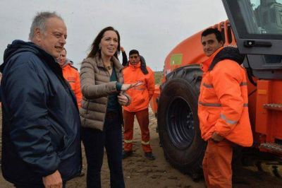 Vidal sobre el anuncio de la doble v�a en las en las rutas 11 y la 56: 