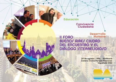 Este jueves se realizar� el cierre del II Foro Buenos Aires Ciudad del Encuentro y el Di�logo Interreligioso