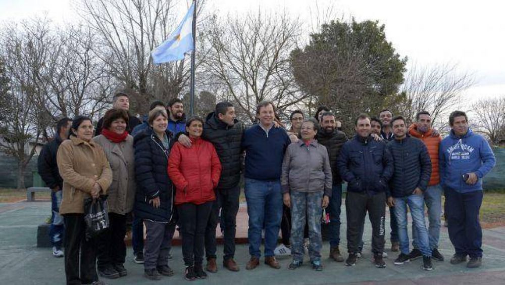 Cascallares superviz� obras en Longchamps
