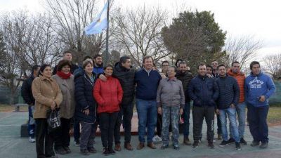 Cascallares superviz� obras en Longchamps