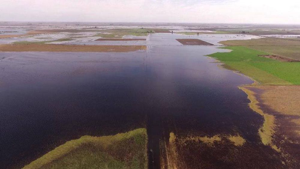 Hay 200 mil hect�reas bajo el agua en La Pampa