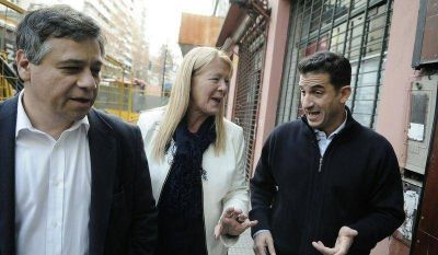Stolbizer se pone la campa�a porte�a al hombro