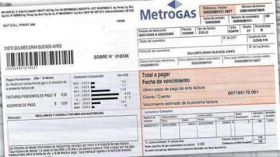 La pr�xima factura de gas se podr� pagar en hasta 4 cuotas sin recargo