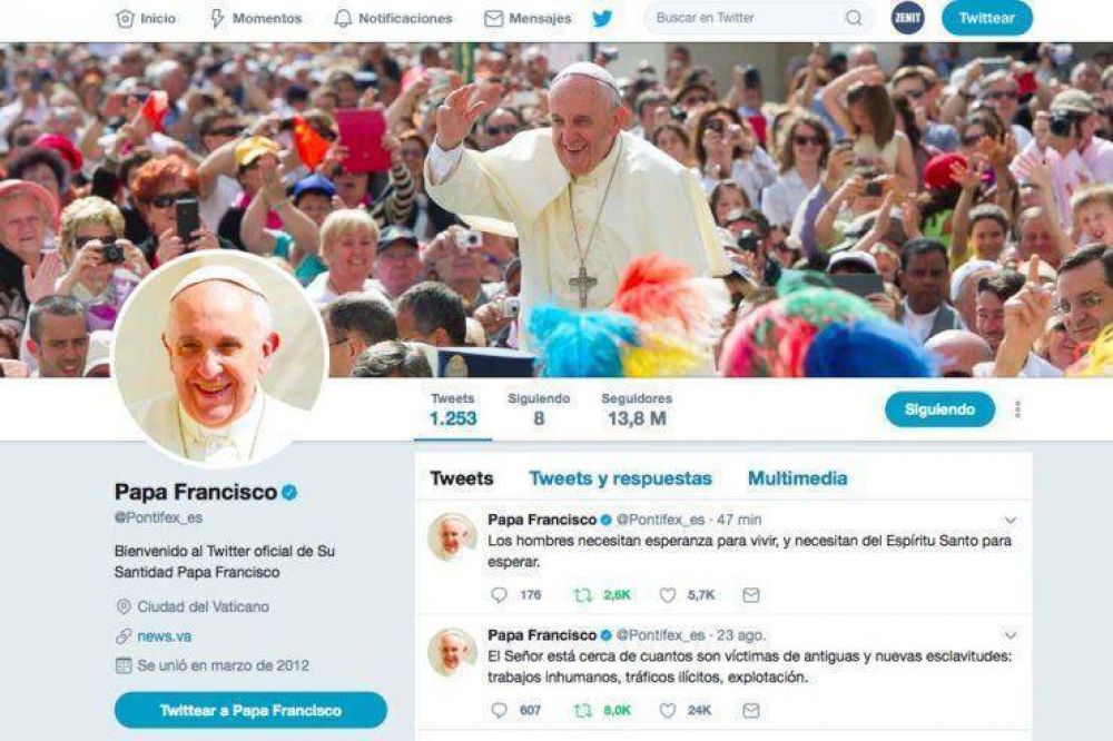 D�a contra la esclavitud : tweet del Papa Francisco