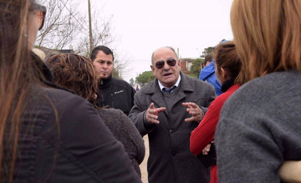Arroyo recorri� barrios del sur: �Se inundan porque nunca se planific� nada�