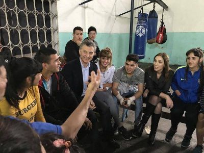 Macri volvi� al Conurbano y visit� un distrito donde gan� Cambiemos