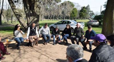 Salom�n recibi� a representantes del Programa Pueblos Tur�sticos