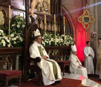 Una multitud recibió a monseñor Mestre, nuevo obispo de Mar del Plata