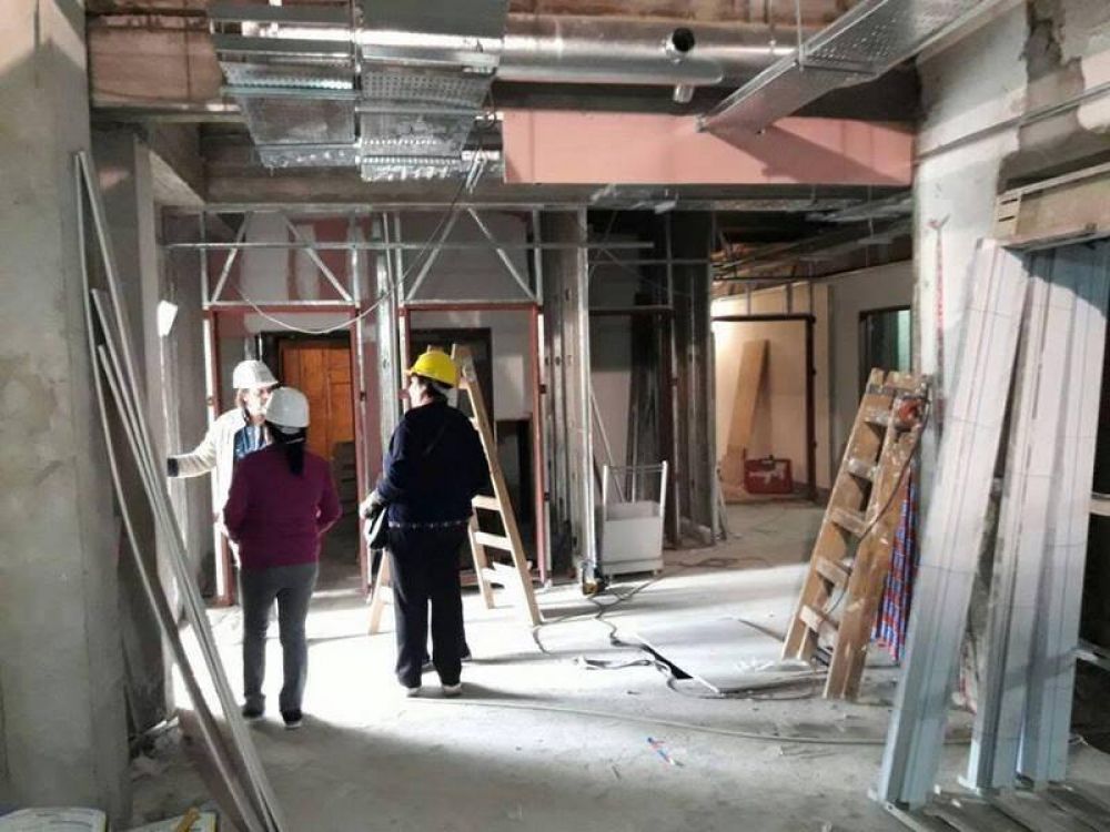 Avanza la obra de remodelaci�n y ampliaci�n del Hospital de Llavallol
