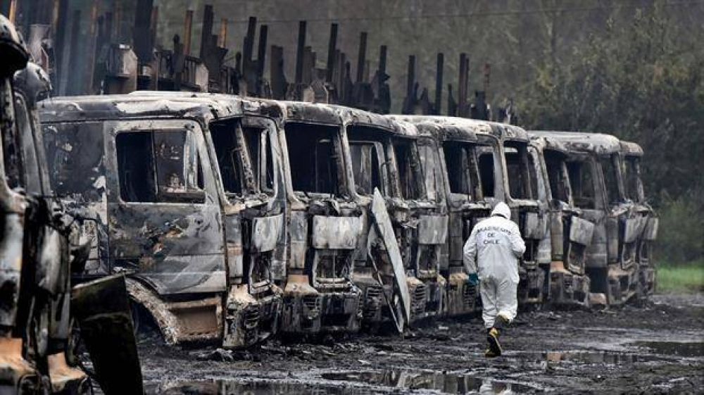 Un atentado mapuche sube la tensi�n en el sur de Chile