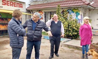 Despu�s de las promesas de Arroyo, funcionarios municipales recorrieron barrios del sur