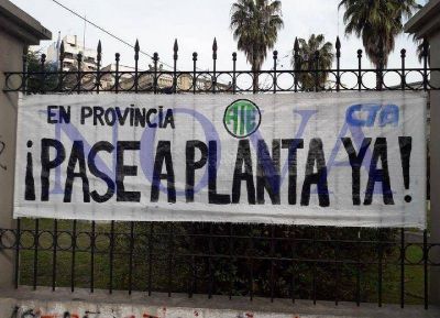 ATE exige el pase a planta permanente de 19.500 trabajadores
