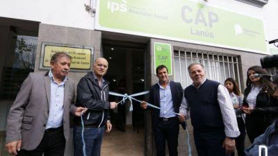 Grindetti y Gribaudo inauguraron un centro de atenci�n previsional