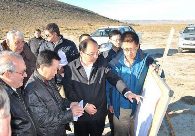 El presidente de Gezhouba visit� el obrador de la UTE